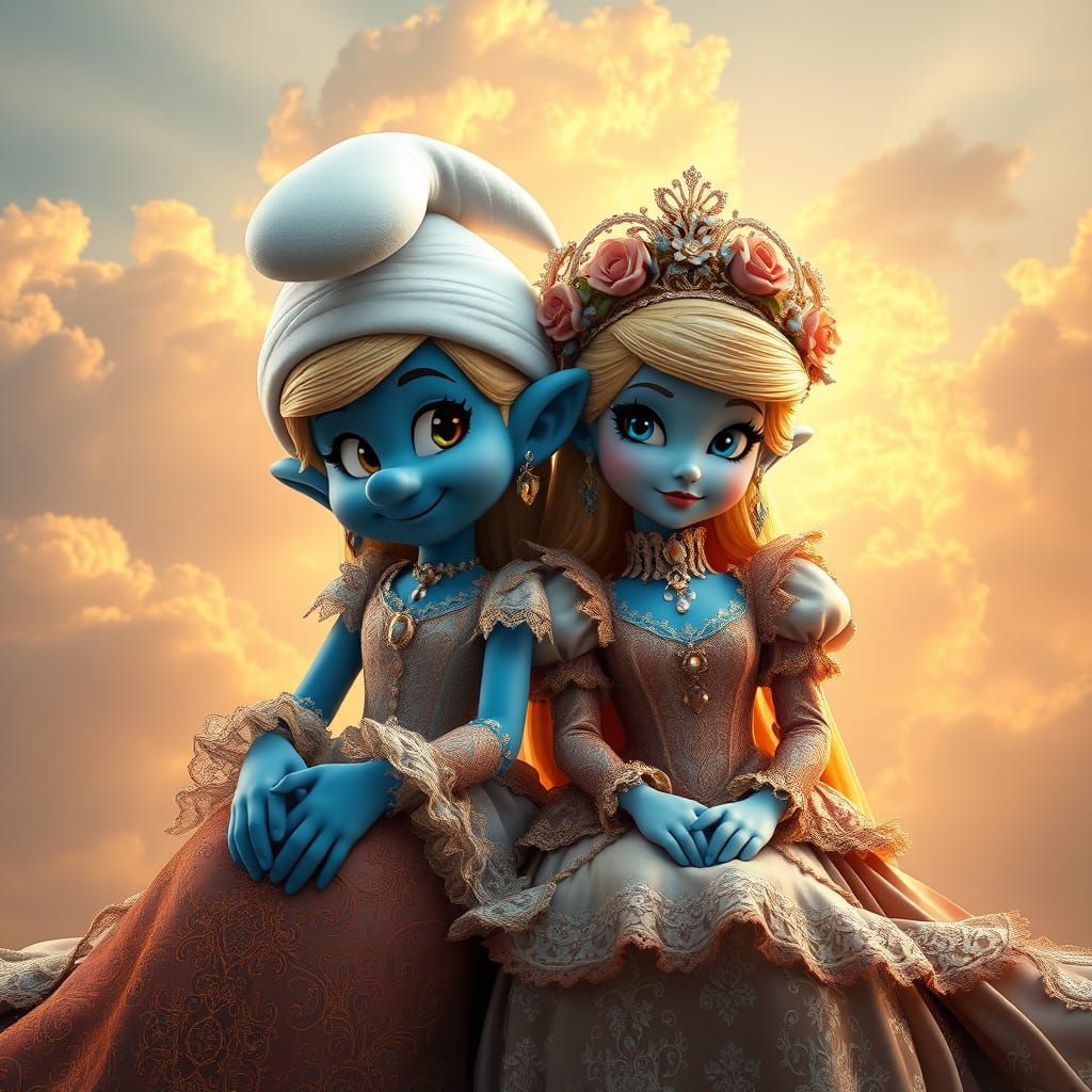 Ethereal Fashion Portraits in Dreamlike Landscapes