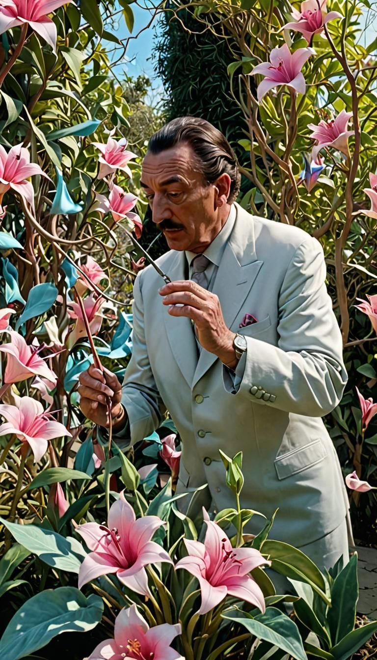 Dreamscape Horticulturist in Surreal Digital Art