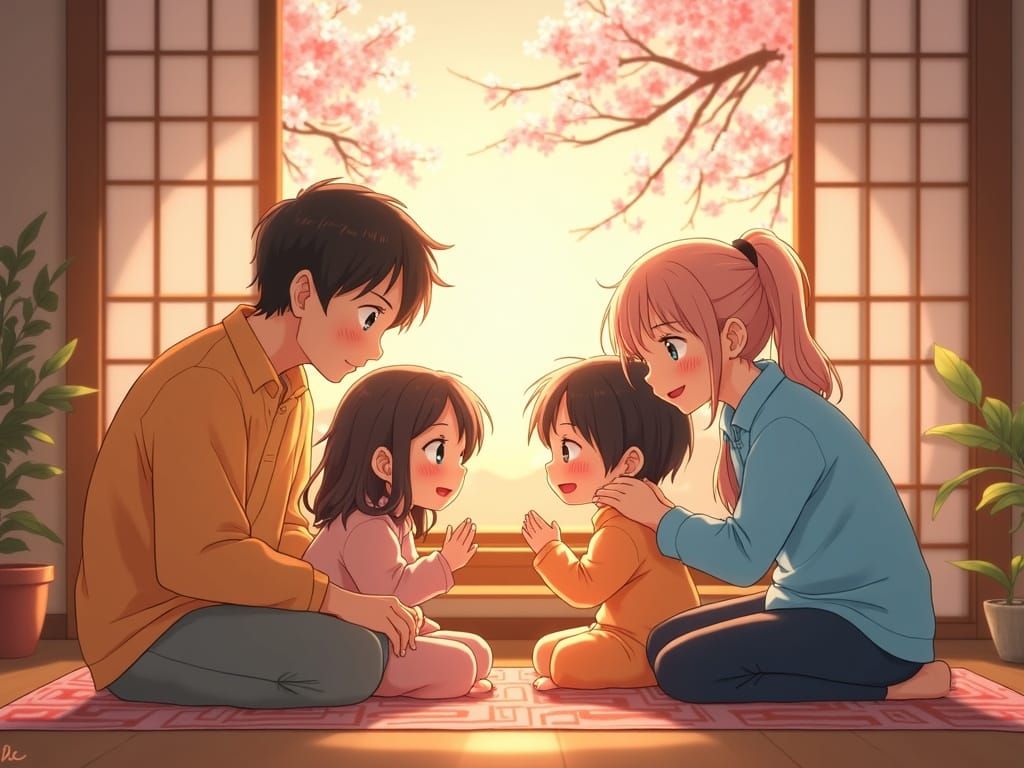 Cute Anime Scene