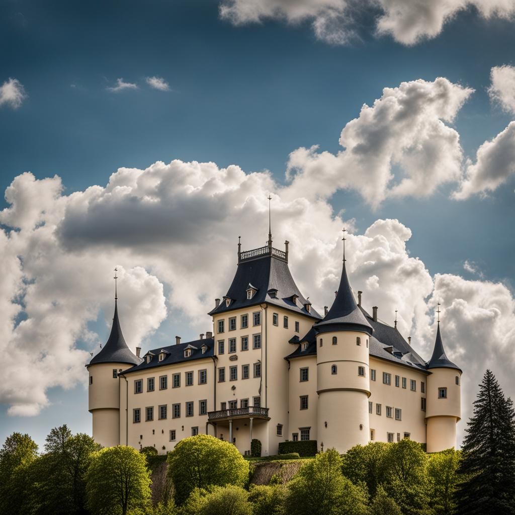 Fairytale Castle in Clouds