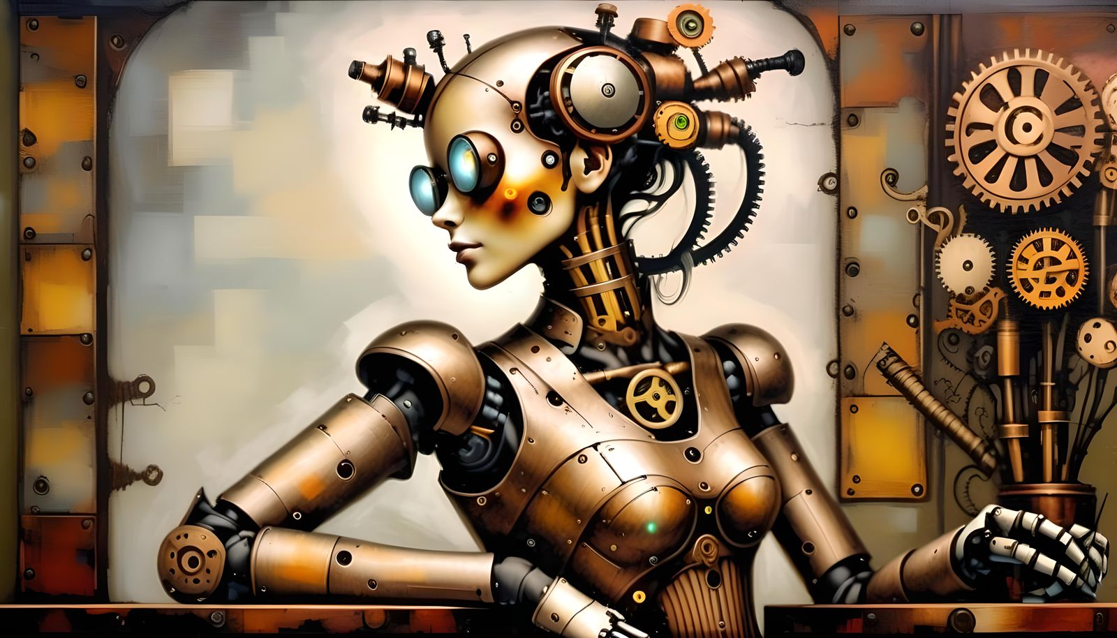 A Vintage Steampunk Android (Continued)