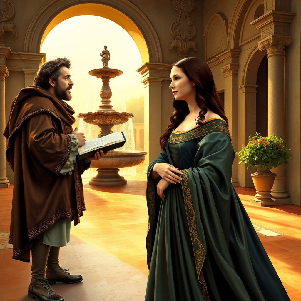 Renaissance Master Paints the Mona Lisa