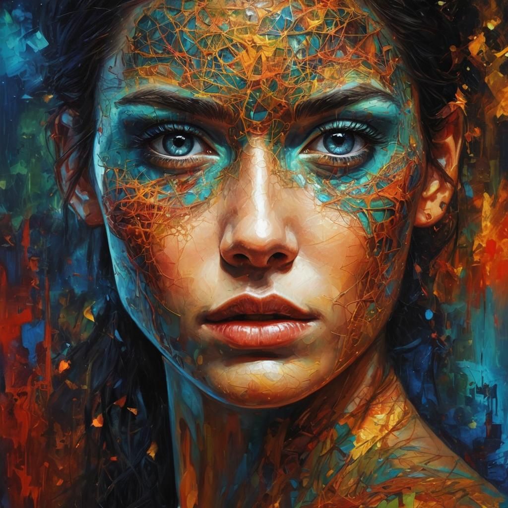 Multiple Clones of a Person Standing Together