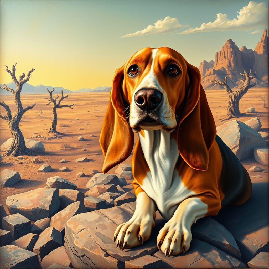 When a Basset Hound Meets Dali