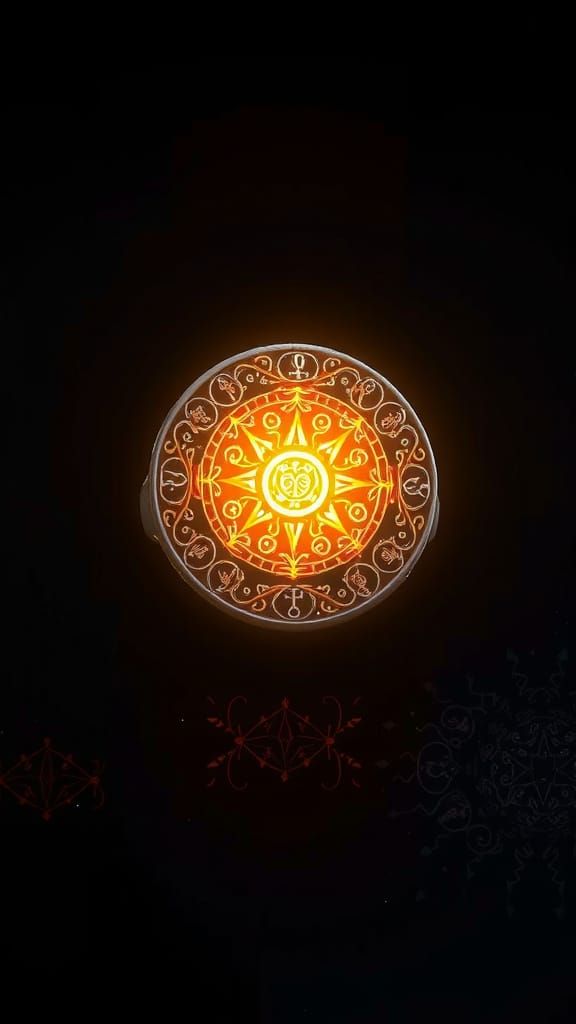 Sacred Ring of Kindness in Fantastical Style