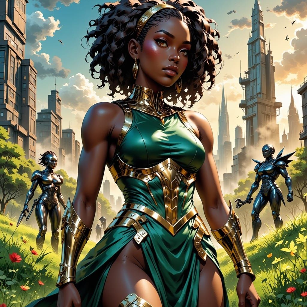 Afrofuturist Superheroine: Battle and Peace in Comic Style
