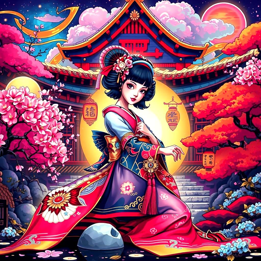 Geisha Pop Art