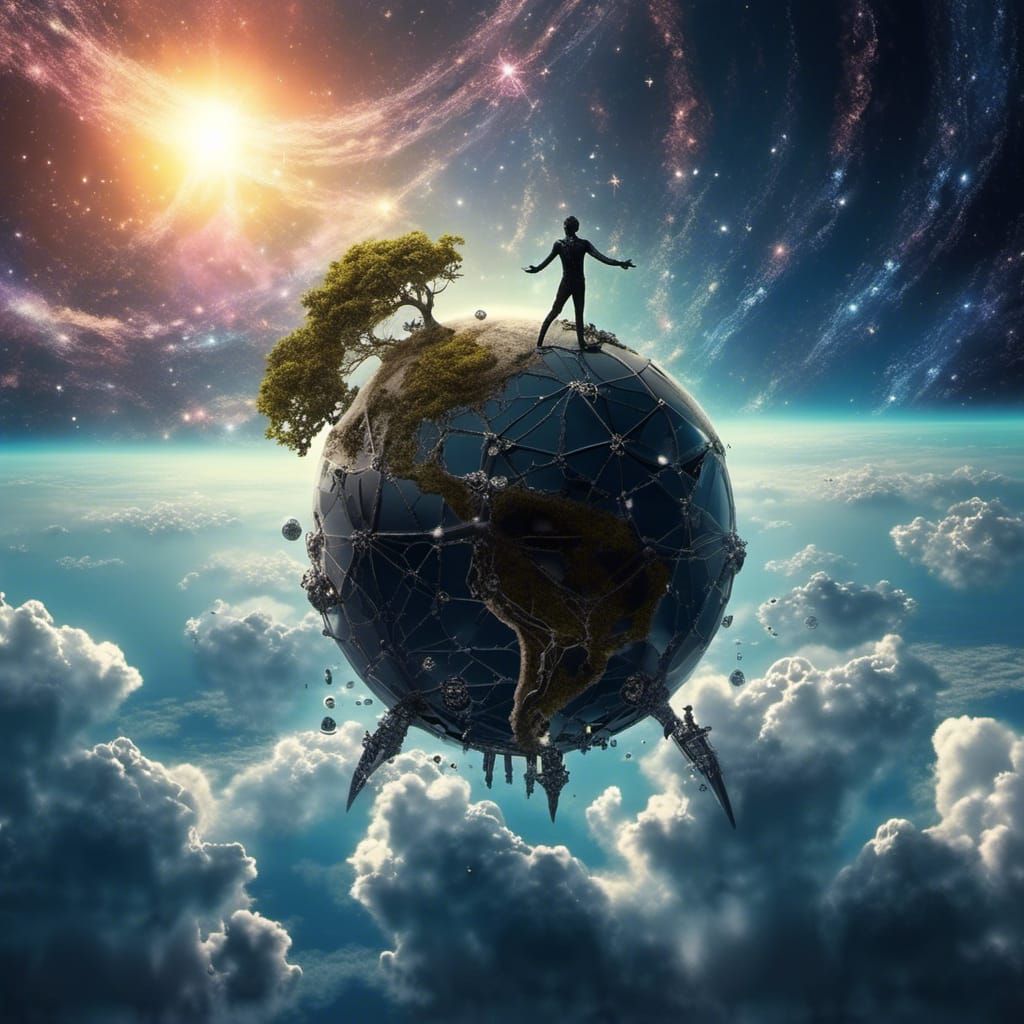 Eerie Surreal Earth: Dark Fantasy Alcohol Ink