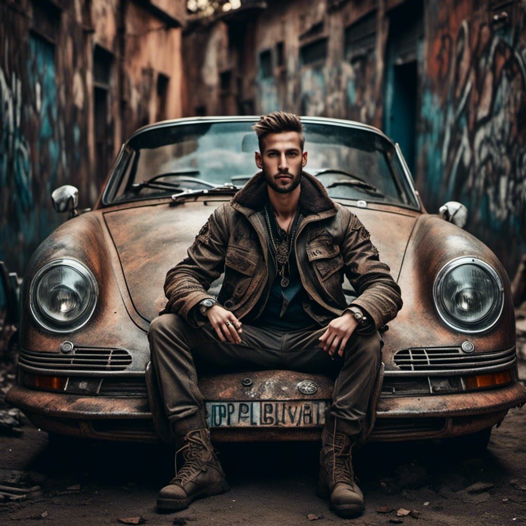A guy and his Porsche