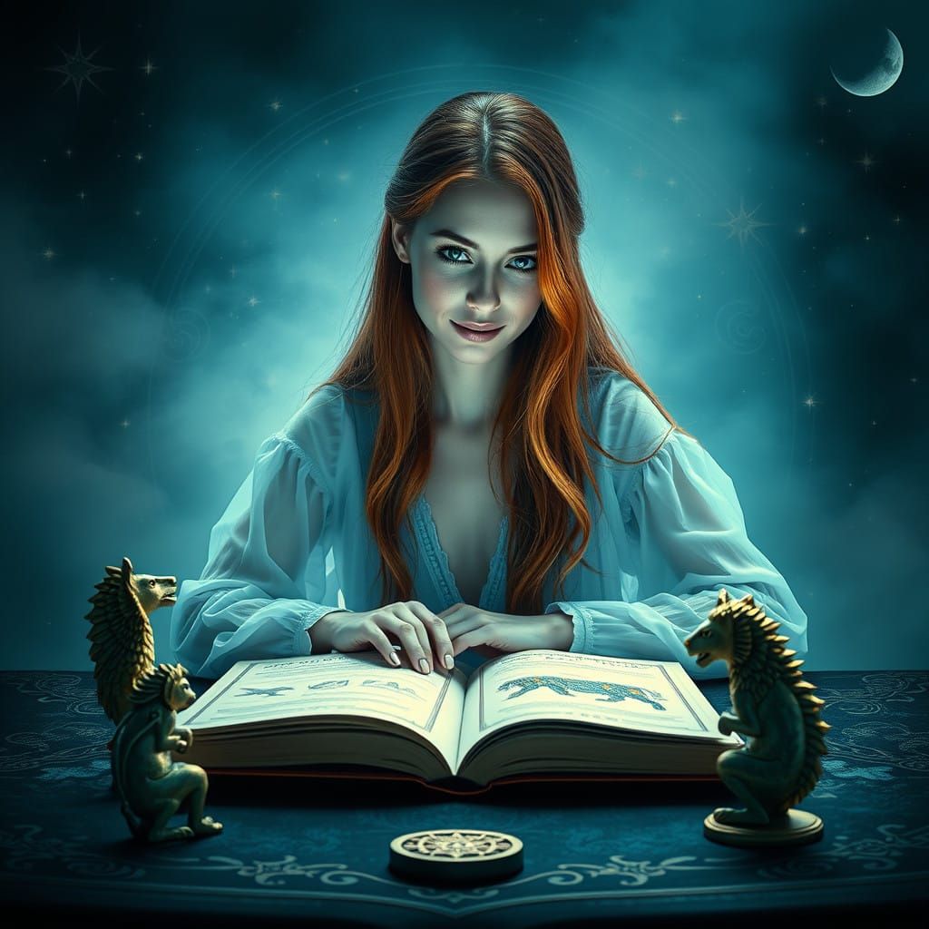 Seduta Mystica in Azzurro Cyborg con Tarocchi