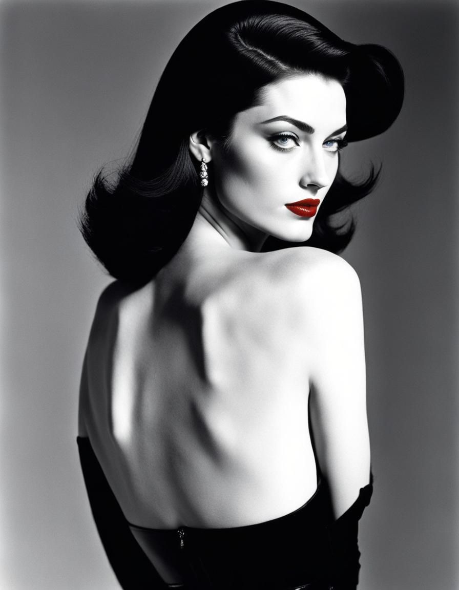 Elegant Portrait in Style of Fashion Photography