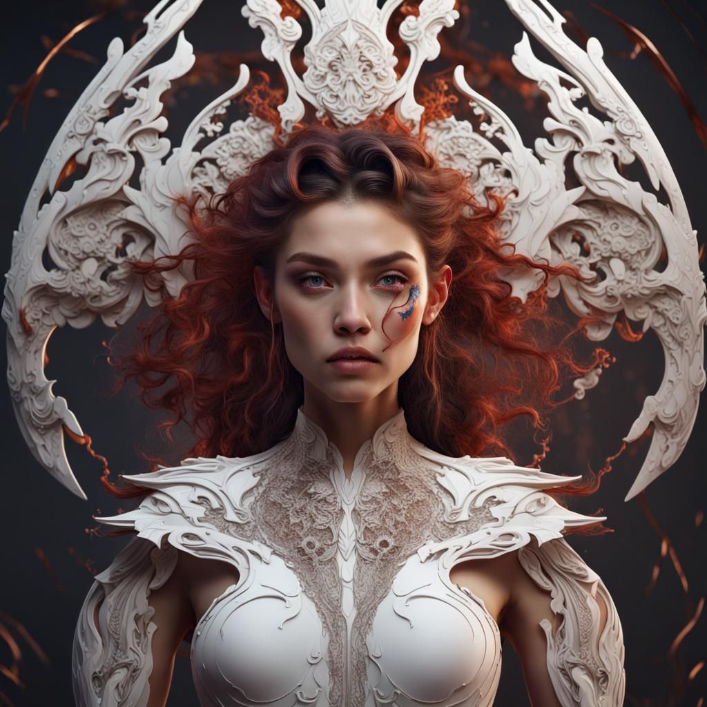 Beauty and Ugliness Contrasted in Matte Painting