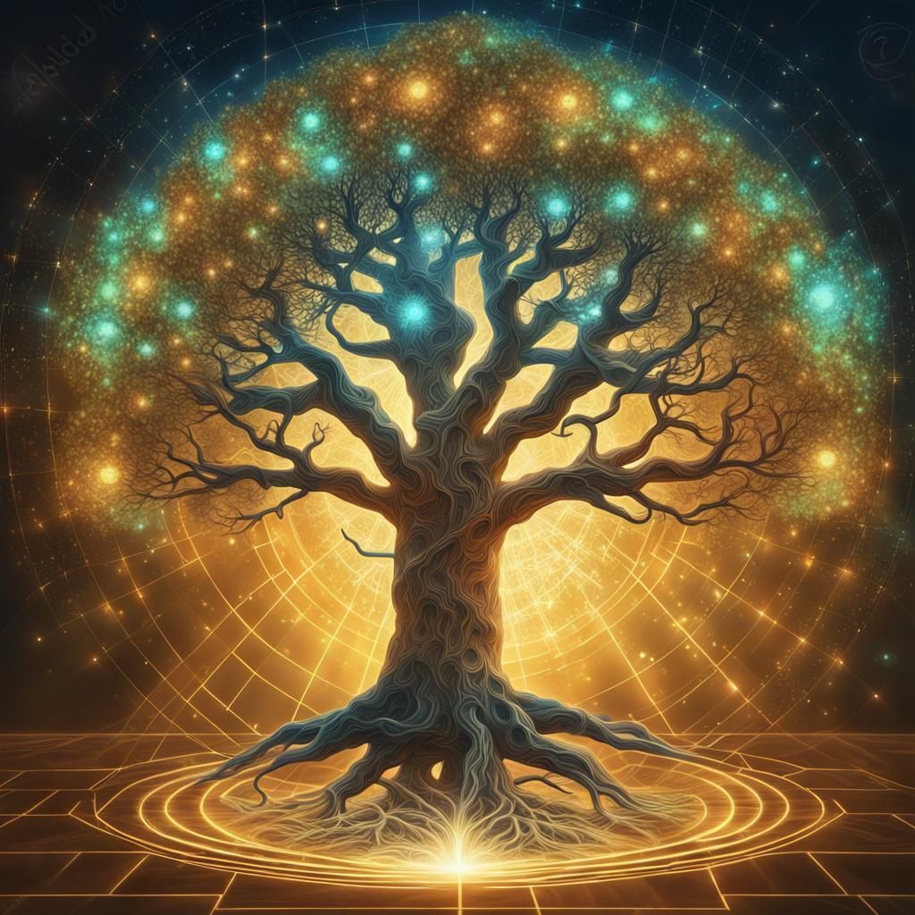 Tree of Life: Hyperrealistic Digital Art