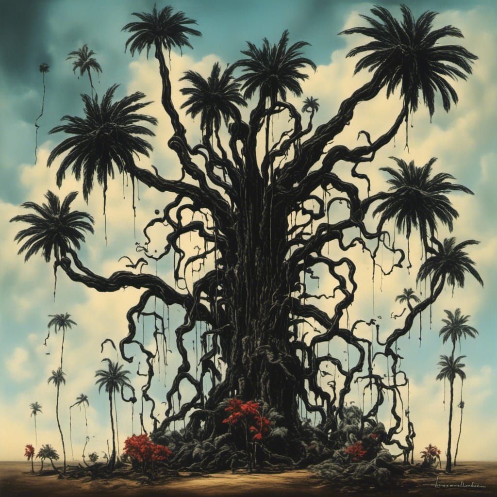 Palm Trees in a Strange, Twisted World