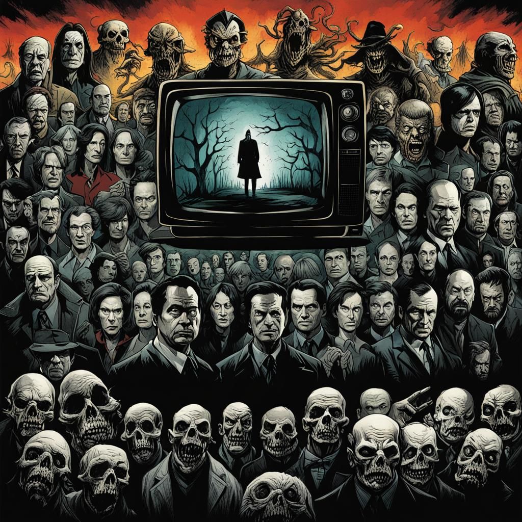 Sinister Television with Thirteen Channels