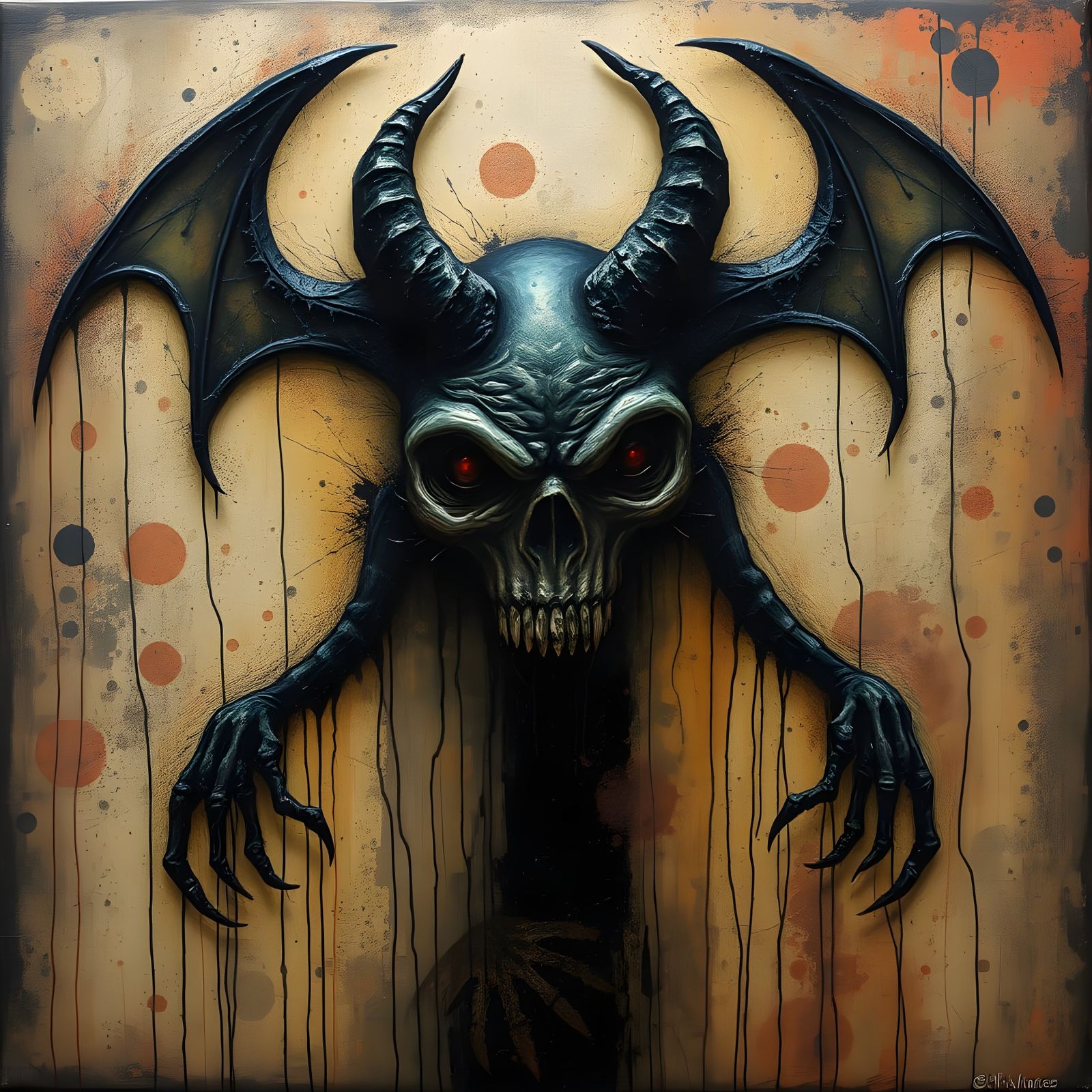 Diabolical Encaustic: A Malevolent Dark Fantasy