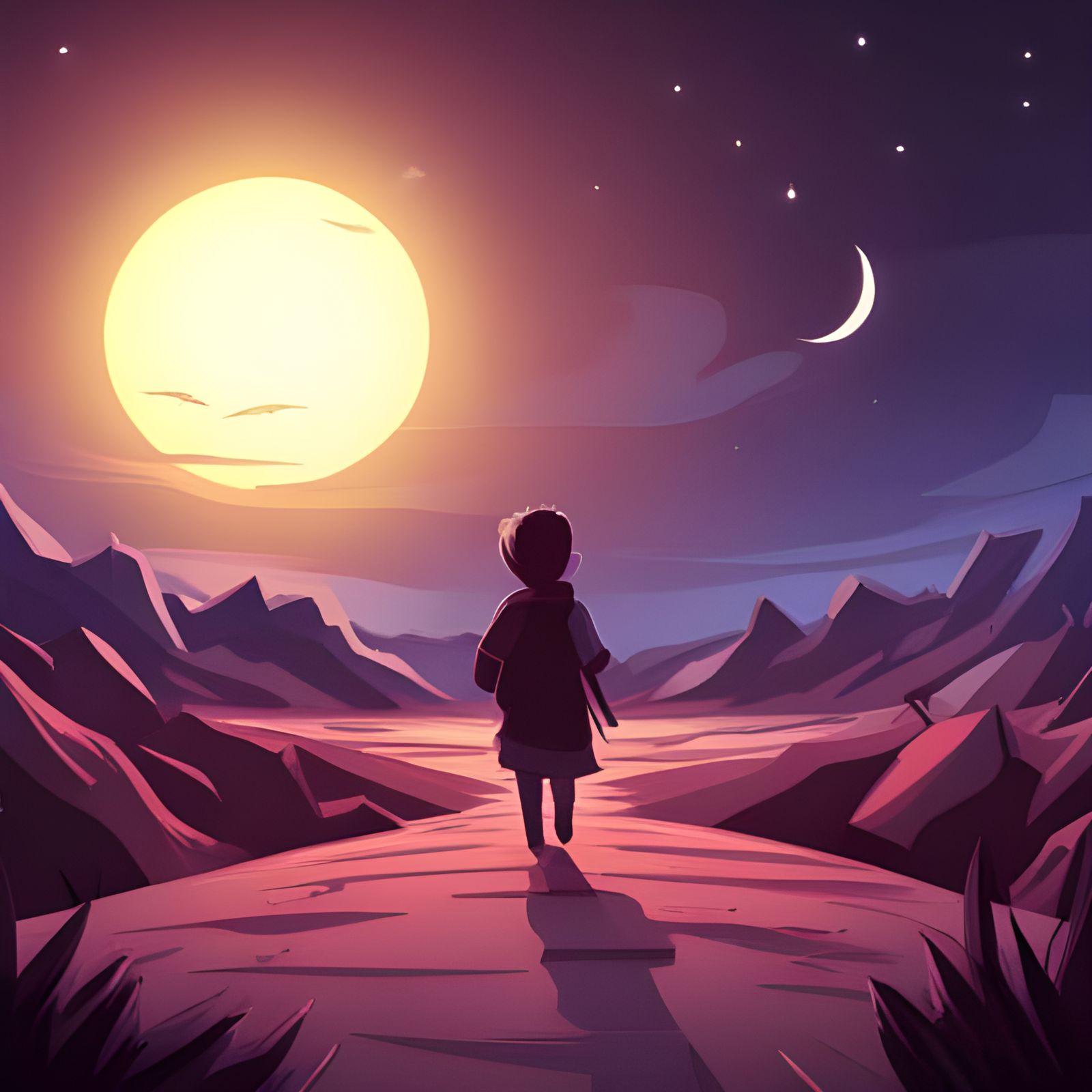 AI Generated Image Based on a Random Prompt