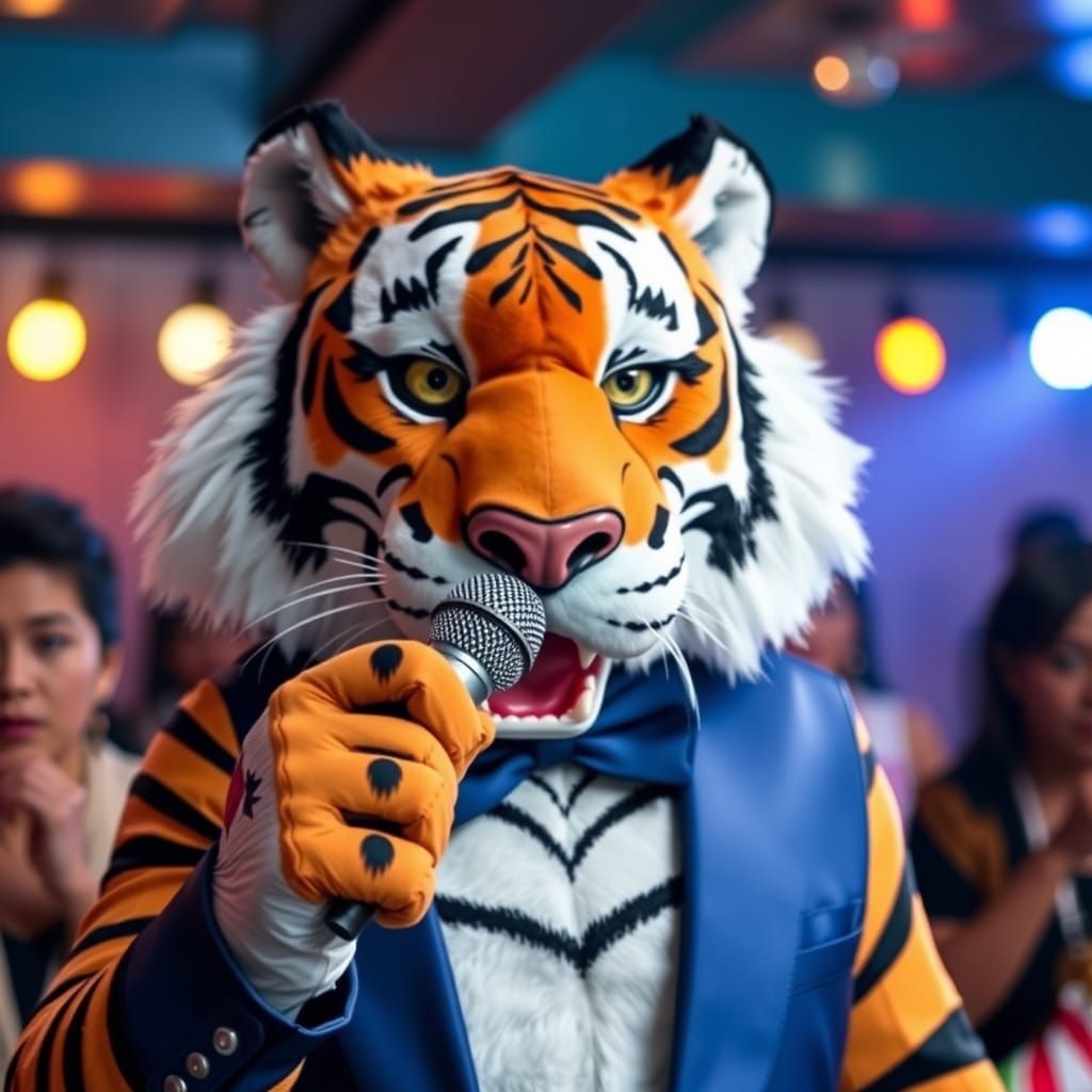 Tony the tiger join by Cosplay Karaoke コスプレカラオケ