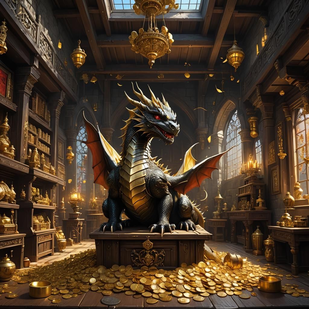 Baby Dragon's Treasure Room: Medieval Japanese Style