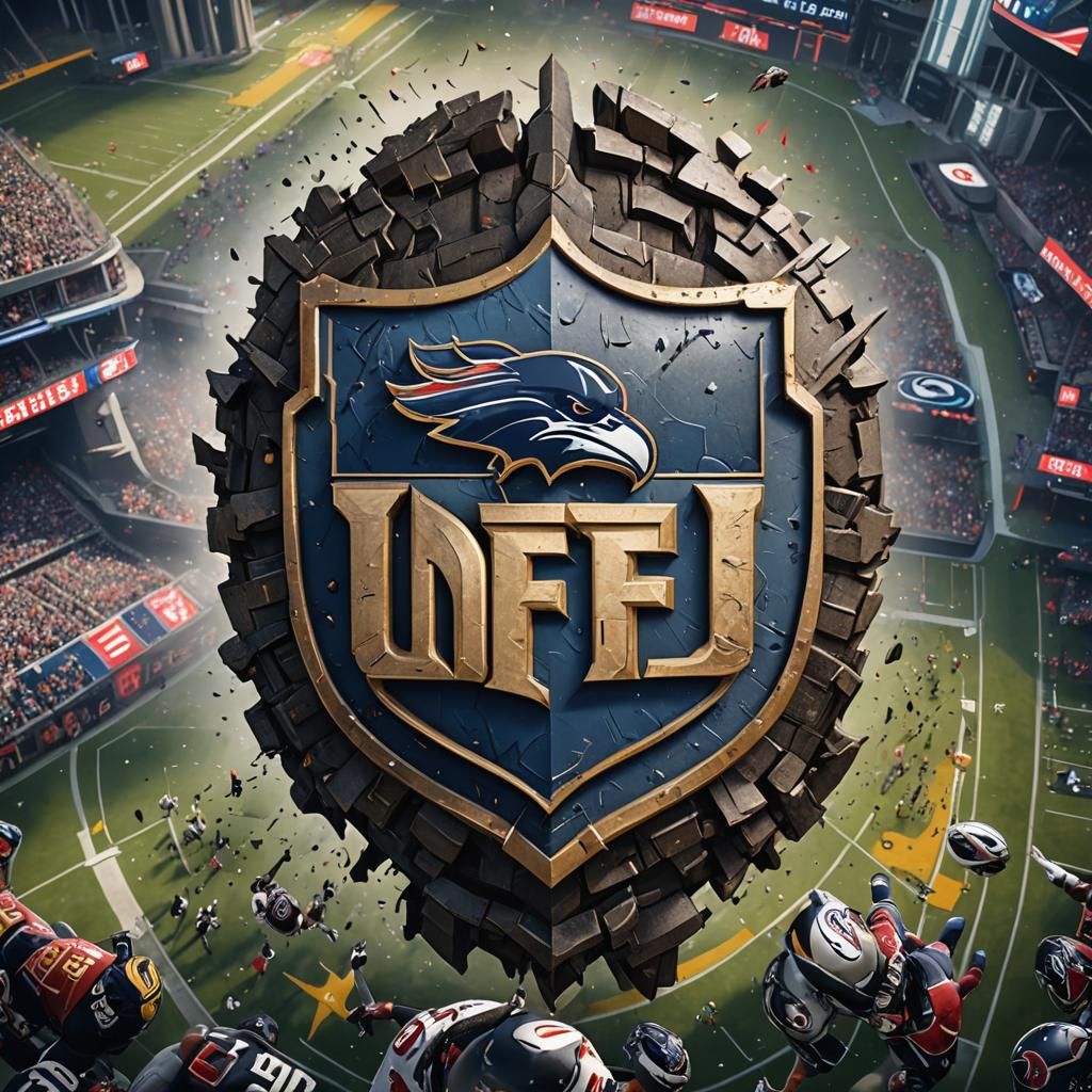 Detailed NFL Logo Matte Painting in 8k