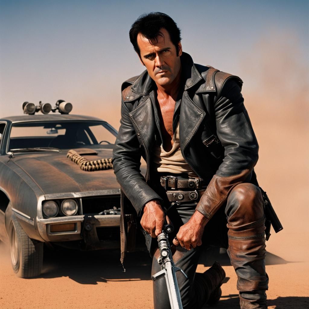 Mad Max Inspired Wasteland Warrior Portrait