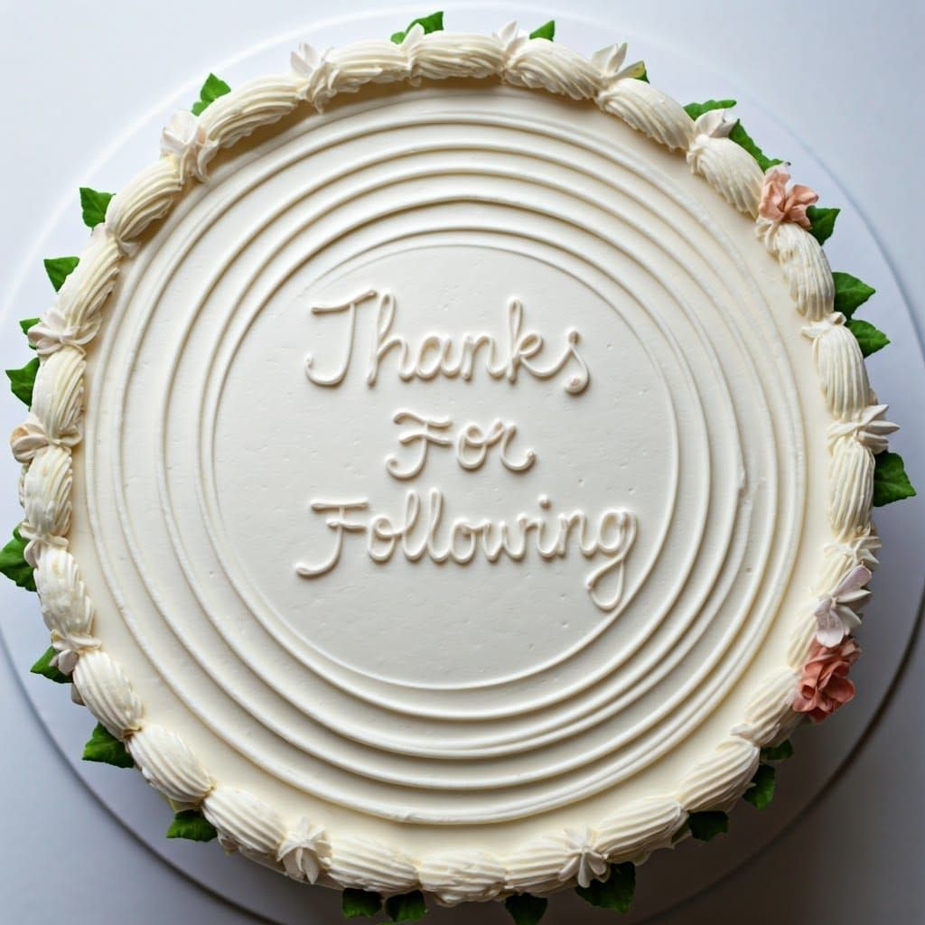 Elegant Cake with Fondant Icing Message