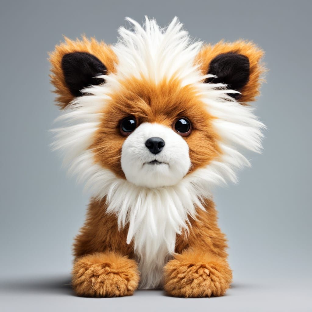 Whimsical Fluffy Scene