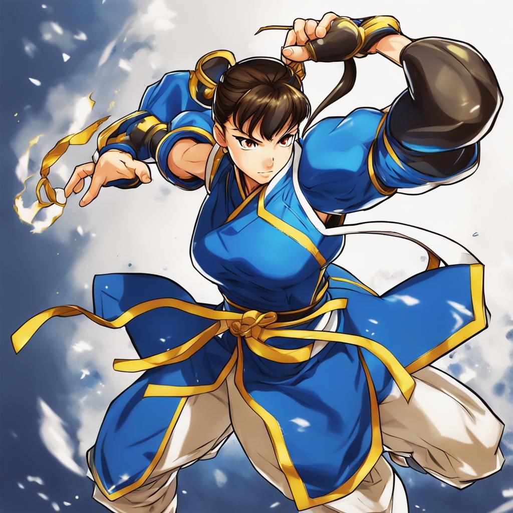 Chun Li Anime Key Visual Art