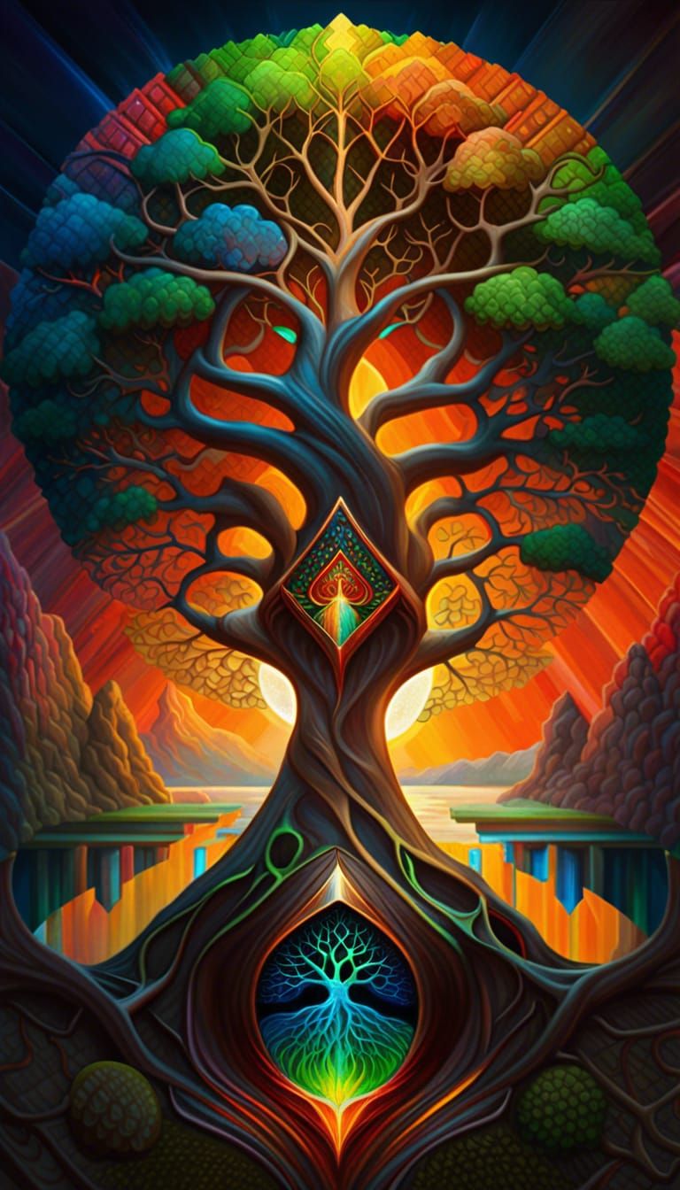 precious ammolite-tree of life