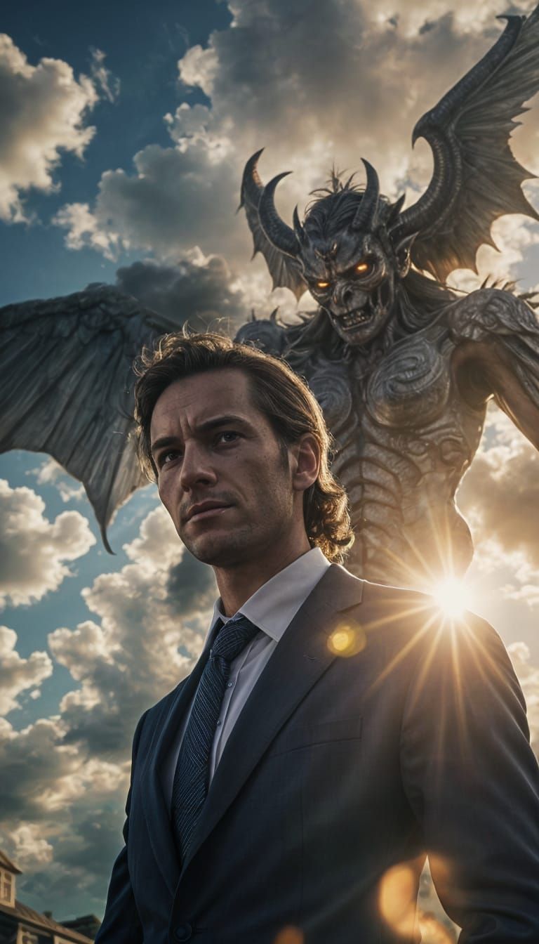 Demon's Influence: A Realistic Photo