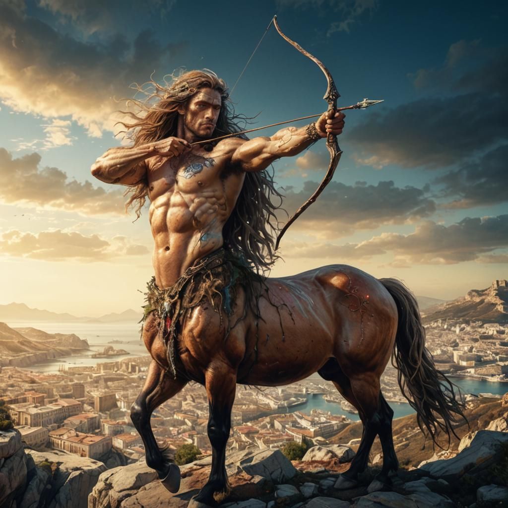 Centaur guarding Athens