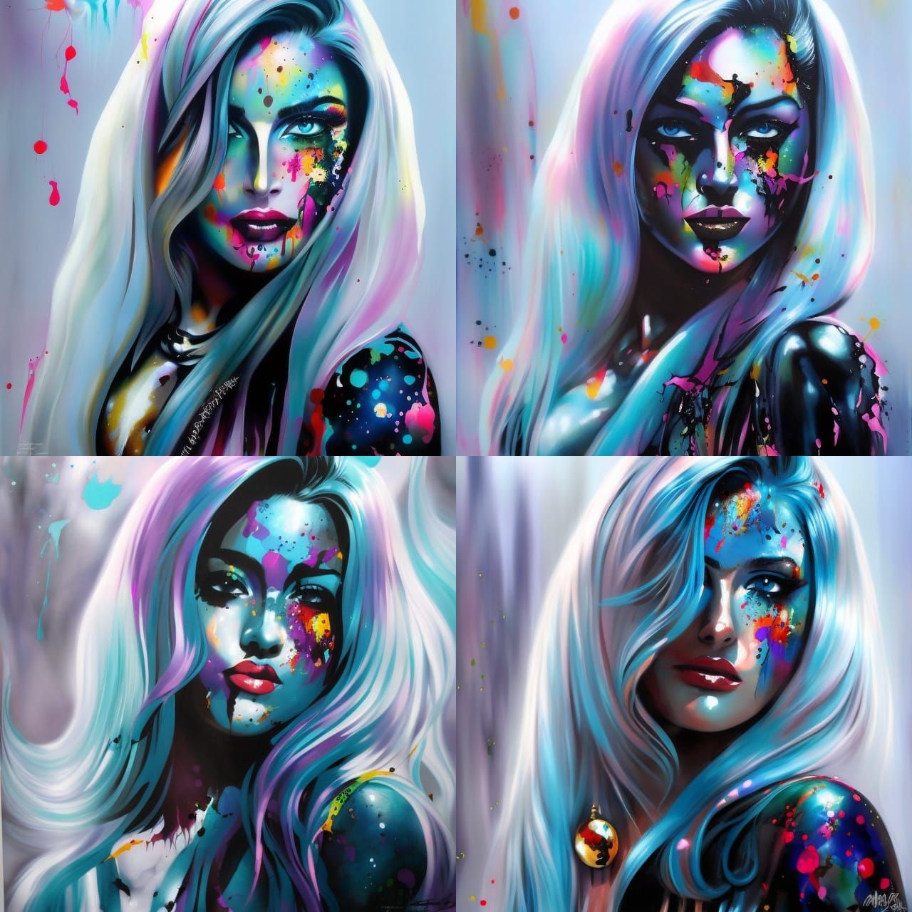 Punk Rock Aphrodite in Borderlands Style