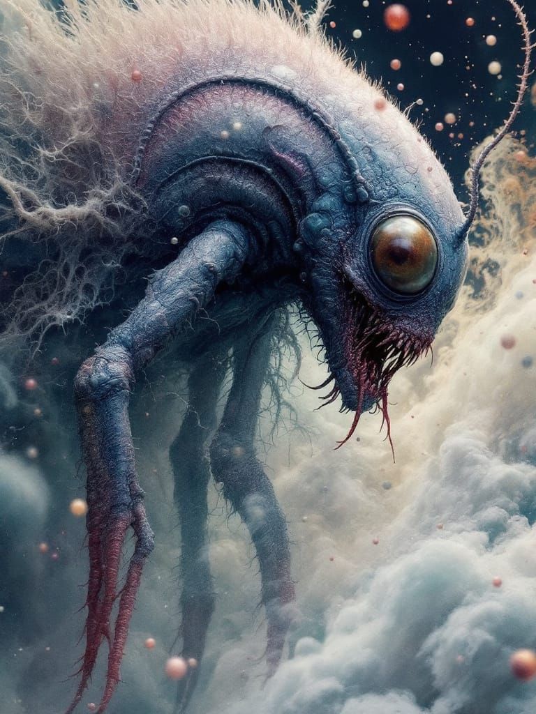 Diverse Alien Species in Hyperrealistic Style