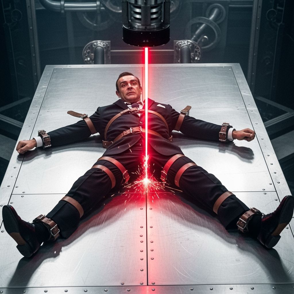 James Bond's Perilous Laser Trap