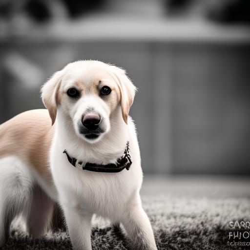 Dogs in Field: Professional Photography with Bokeh