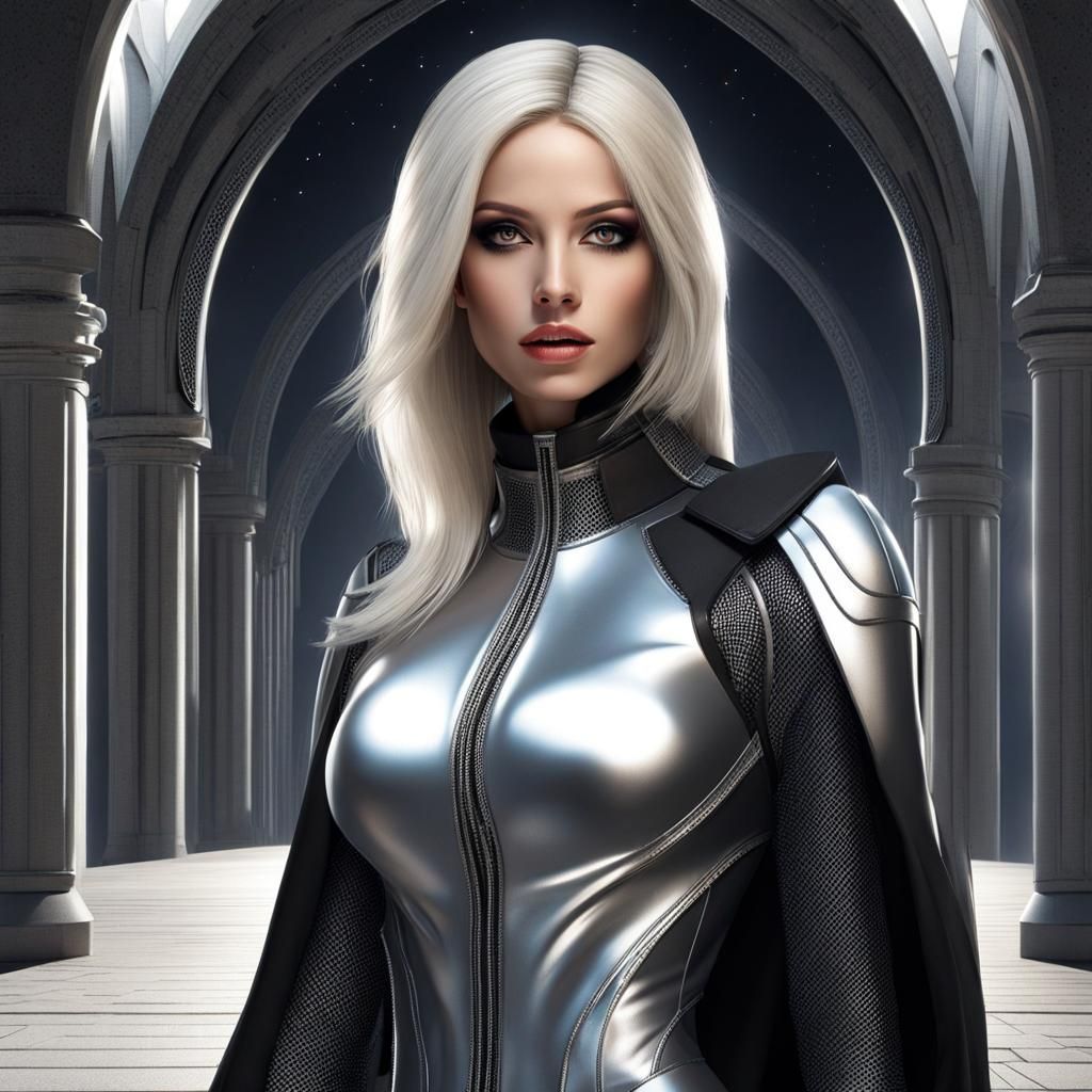 Gothic Sci-Fi Heroine on Alien Planet