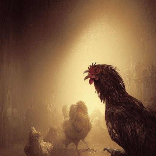 Horrific Chicken Beans in Doré Style