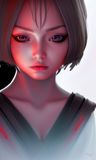 Anime Portrait of a Young Sith Lord