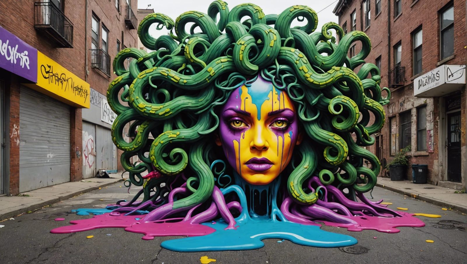 Medusa in the Neighborhood: Graffiti Street Art