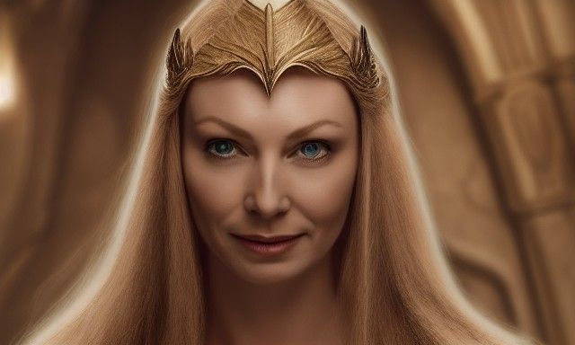 AI Rendition of Galadriel