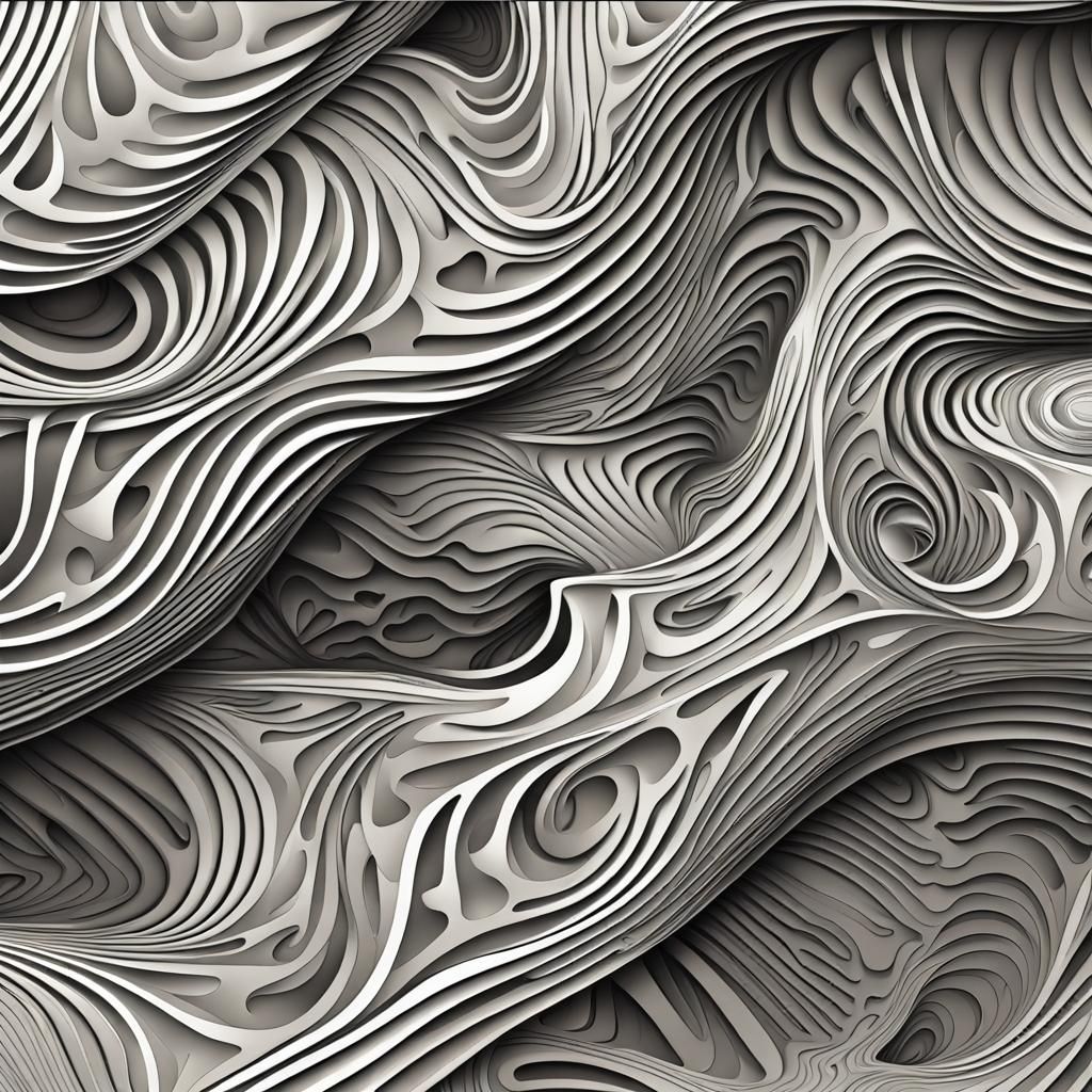 Abstract Military Design with Vector Fractal Elements