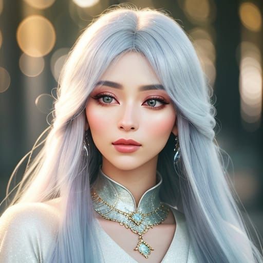 Stunning High-Fashion Portrait of a Young Woman