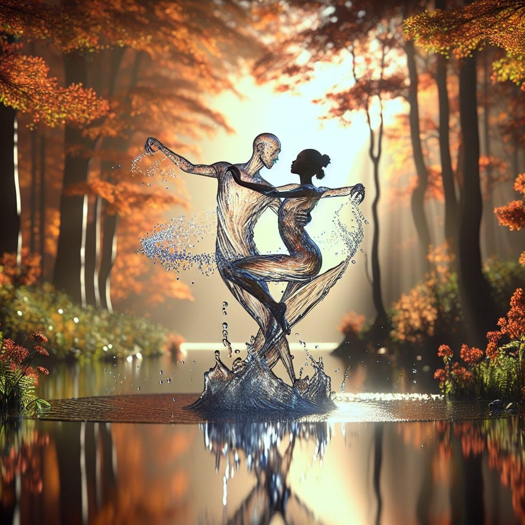 Dance of the water nymphs