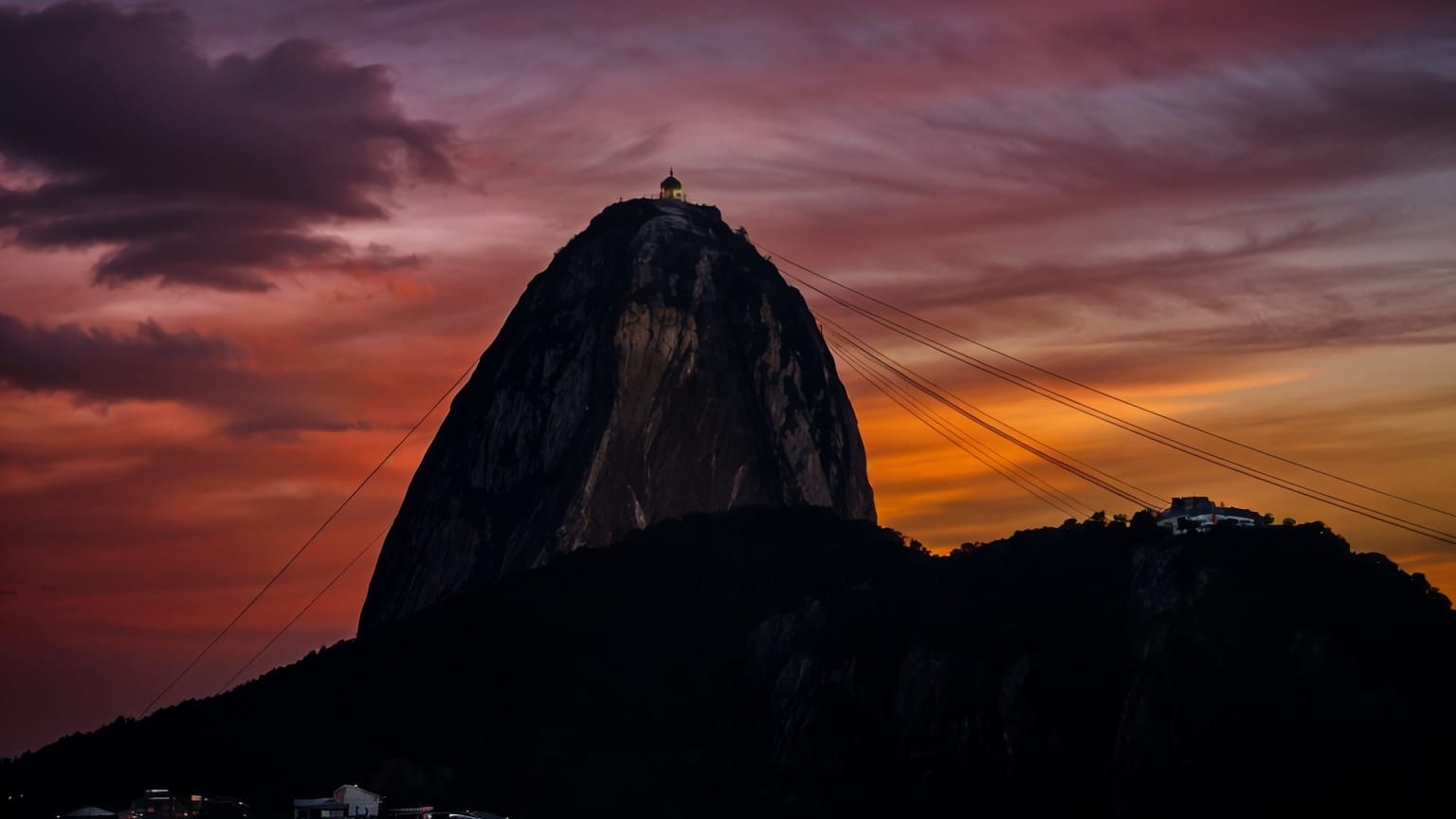 Sugarloaf Mountain Landscape in Vibrant Colors