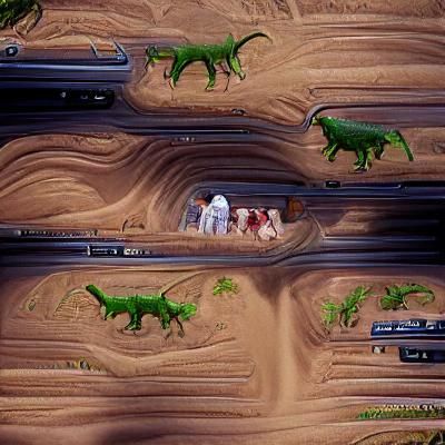 Majestic Tyrannosaurus Rex Roaring in Jungle