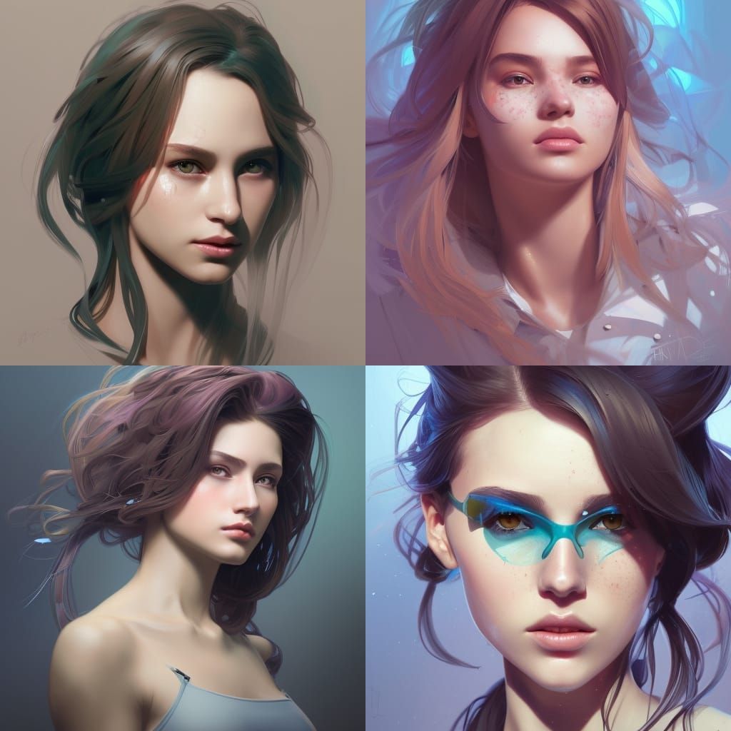 Hyperdetailed Portrait of a Cool Girl in Unreal Engine