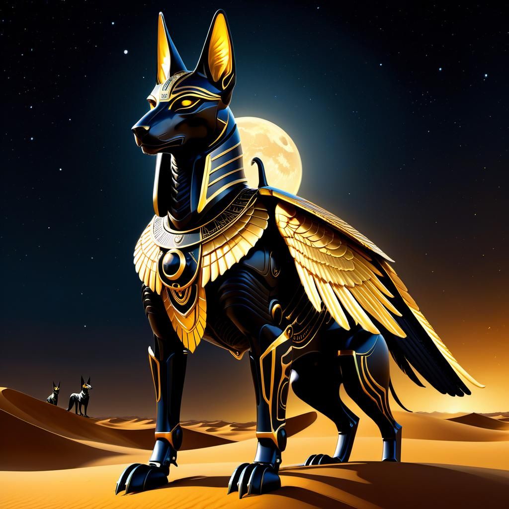 Winged Anubis