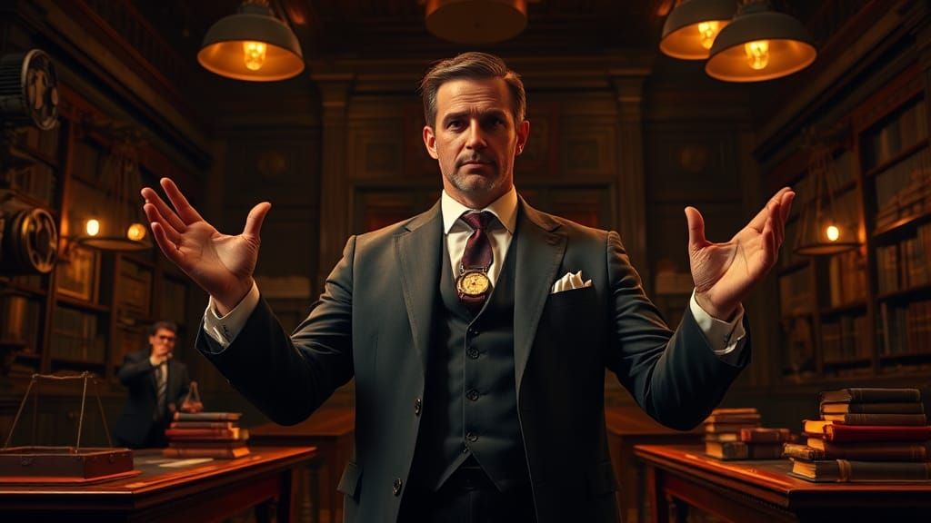 Dieselpunk Lawyer Grants Mandates in Courtroom