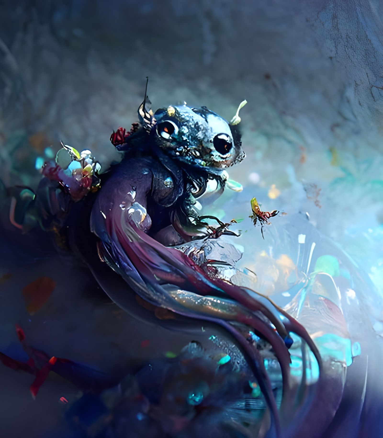Cute Monster in Detailed Digital Art