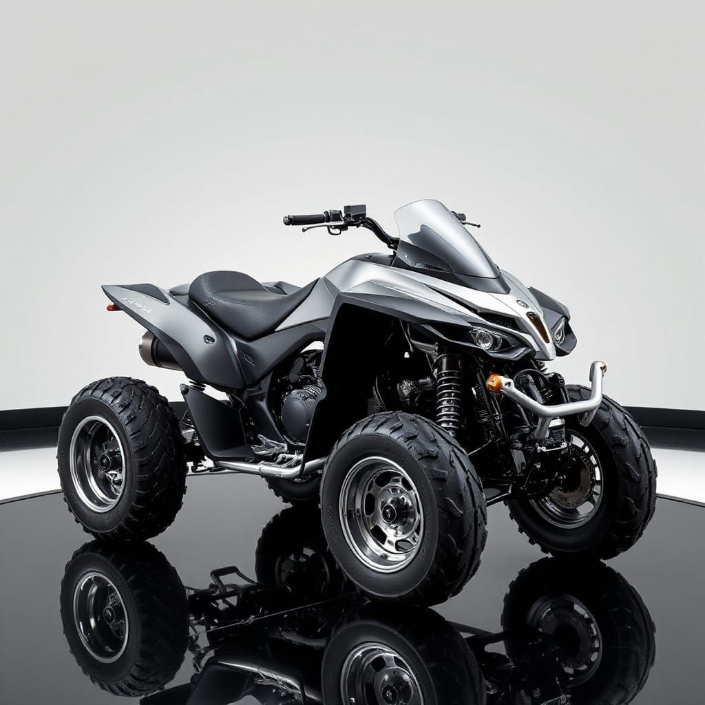 Futuristic Luxury Quad Bike Concept Art